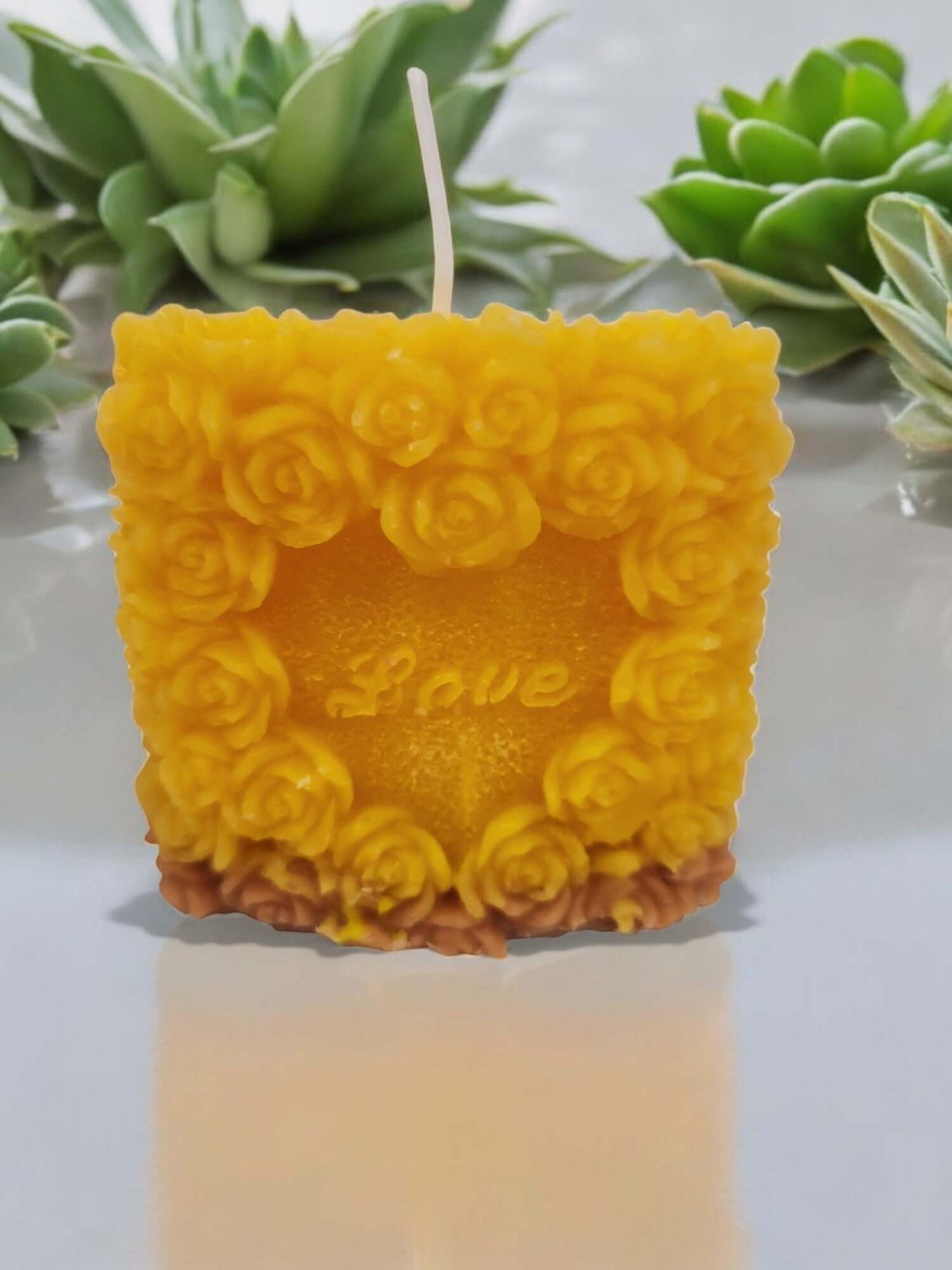 Sensual Love Rose candle for intimate moments, crafted from low-temperature wax for erotic massage and relaxation.
