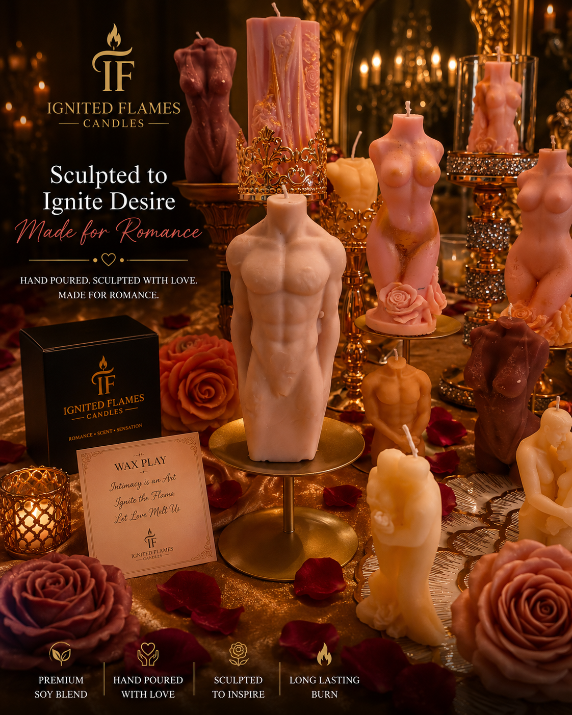 Imperial Gentleman™ Candle  (Male Torso)