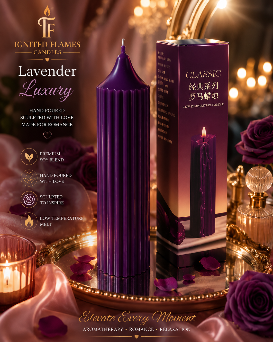 Ignite™ Low-Temperature Massage Candle