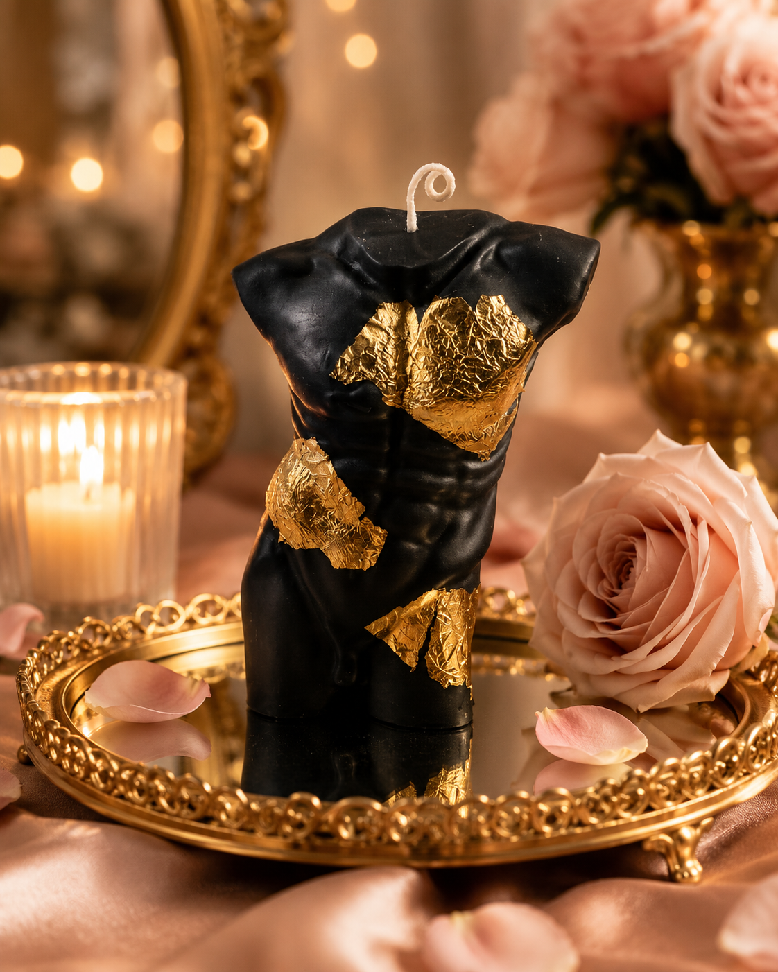 Midnight Titan™ – Luxury Sculptural Soy Candle