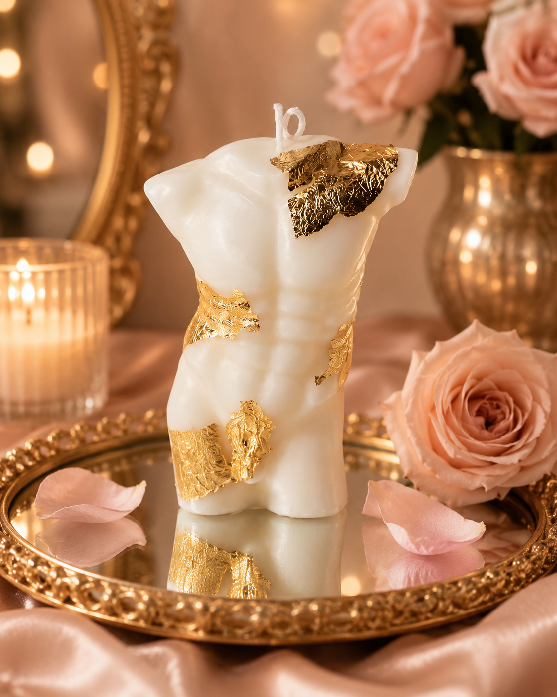 Ivory Titan™ – Luxury Sculptural Soy Candle