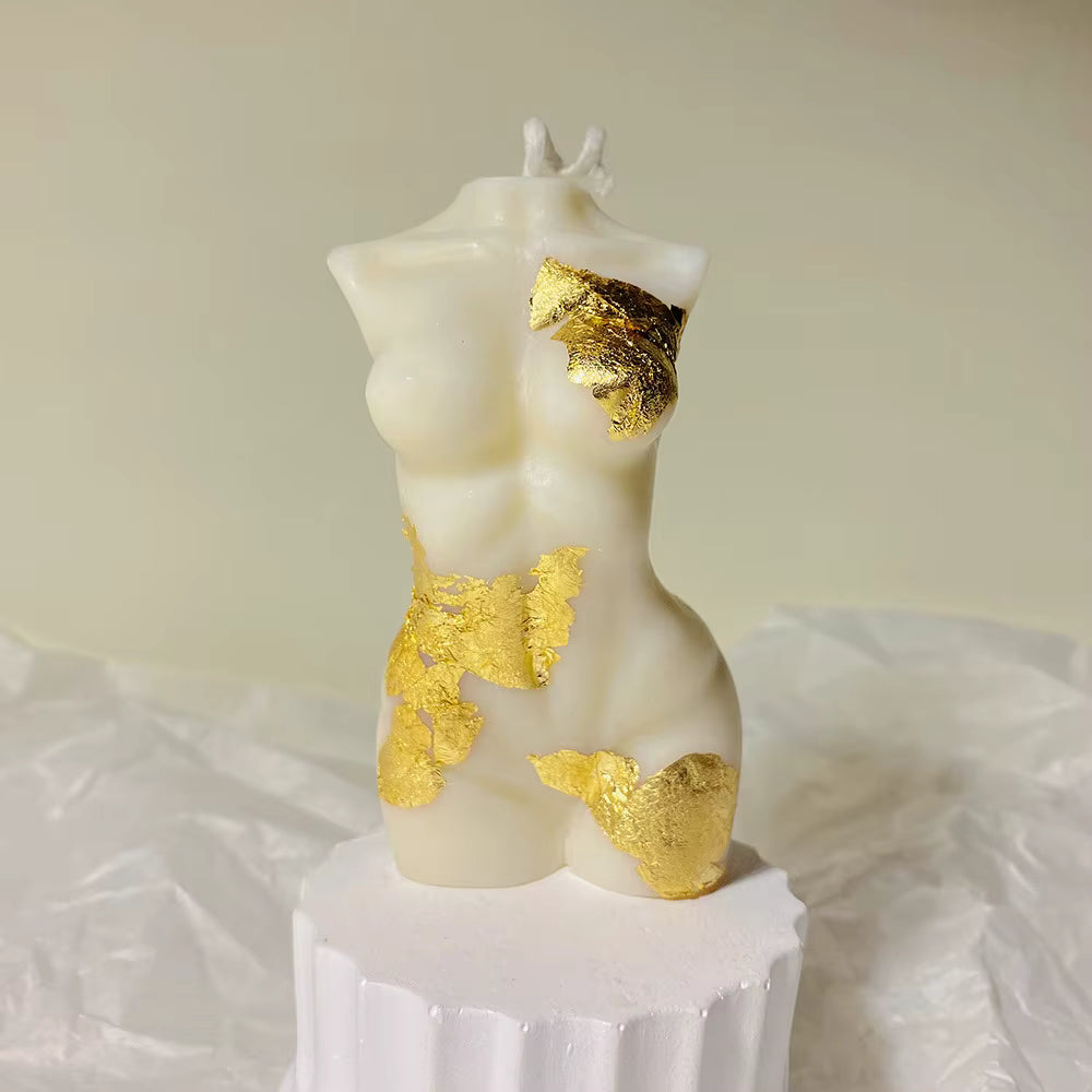 Ivory Muse™ – Luxury Sculptural Soy Candle