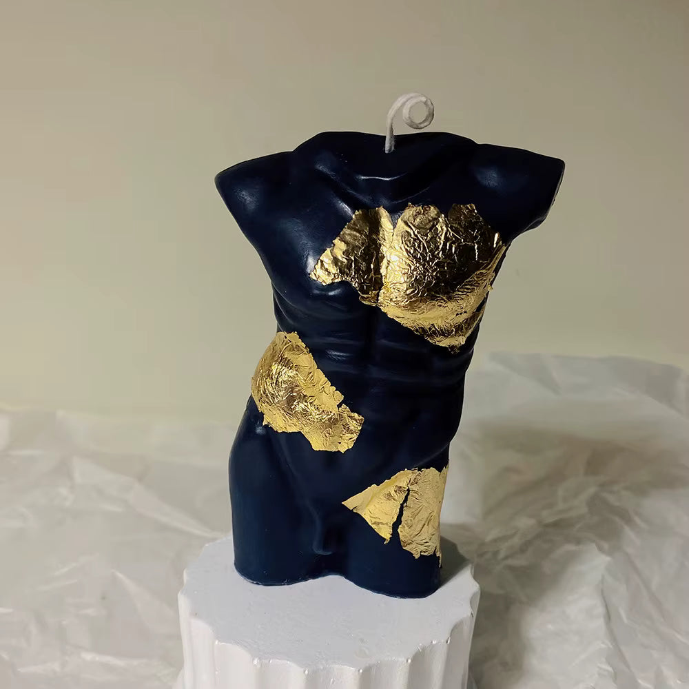 Midnight Titan™ – Luxury Sculptural Soy Candle